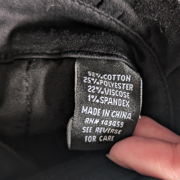 Prosperity Black Denim Tie Waist Paper Bag Skinny Jeans - Picture 10 of 12